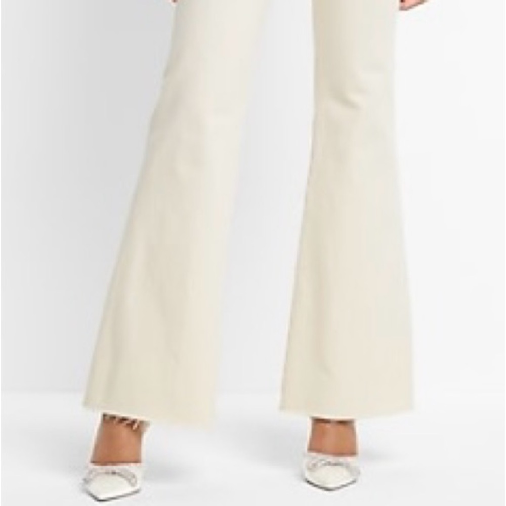 Express Mid Rise Flare Jeans